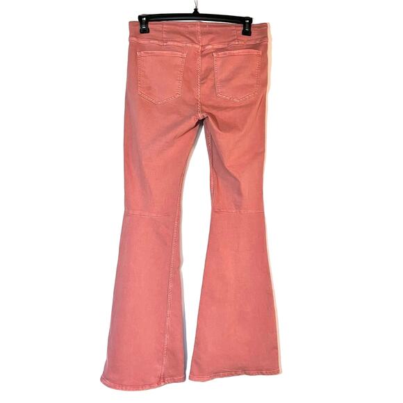We The Free Flare Pant Size 31 Pink Pull On Stretch - Picture 1 of 13